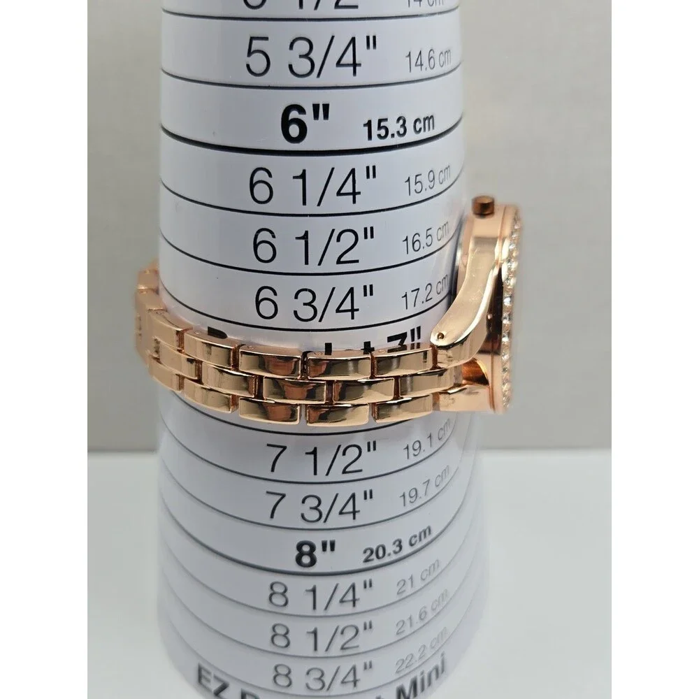 Timothy Stone Joliet Womens Rose Gold Swarovski Crystal Quartz Watch New Battery